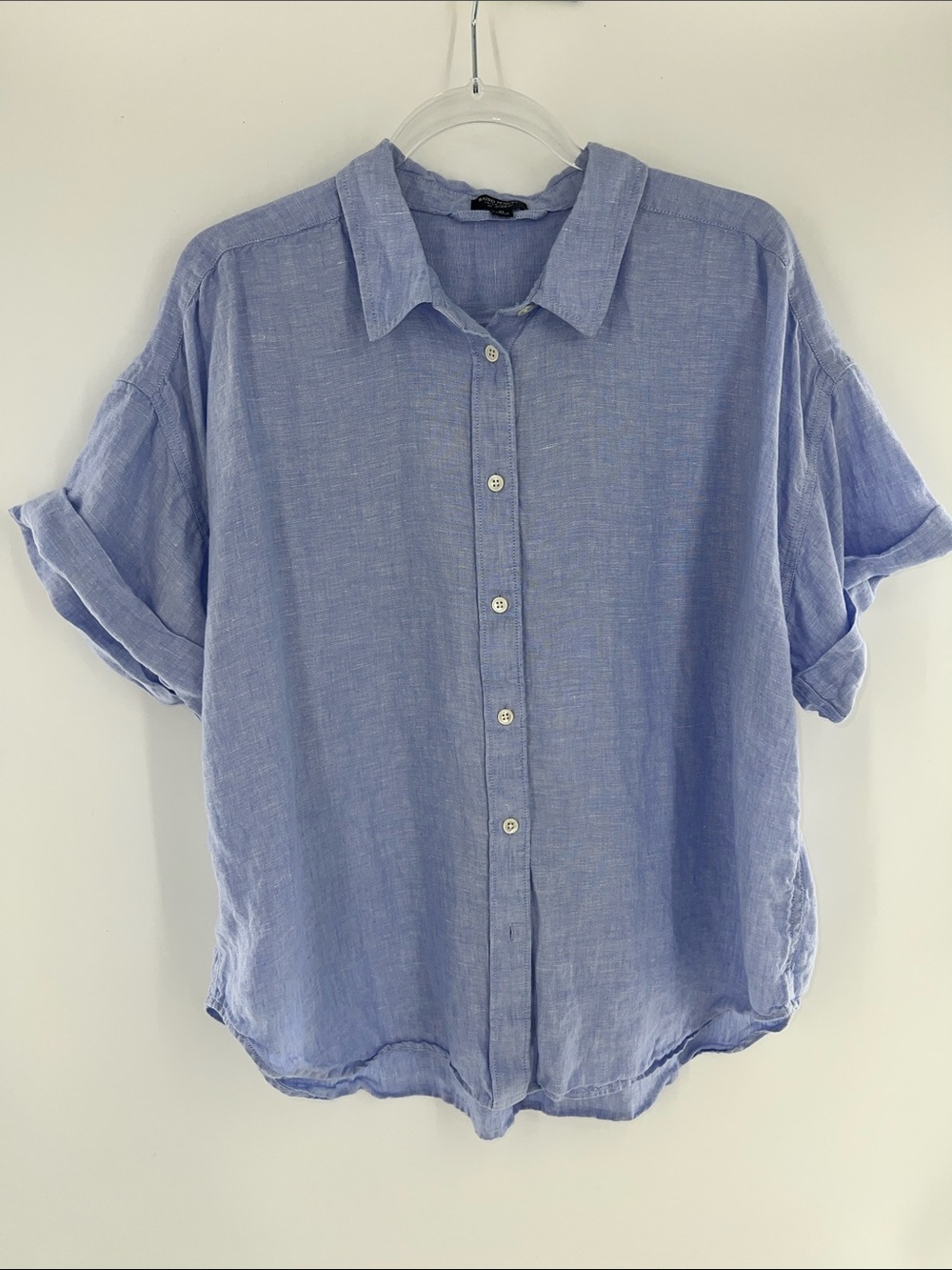 J. Crew Baird McNutt Irish Linen Shirt lightweight casual resort vacation XL